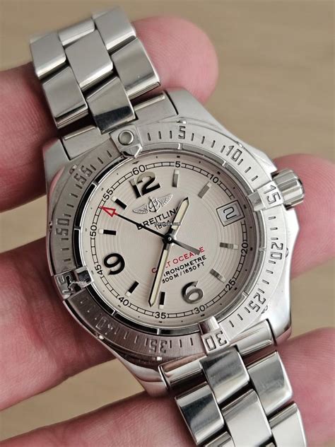 ladies breitling colt oceane chronometre 500m stainless|breitling colt oceane for sale.